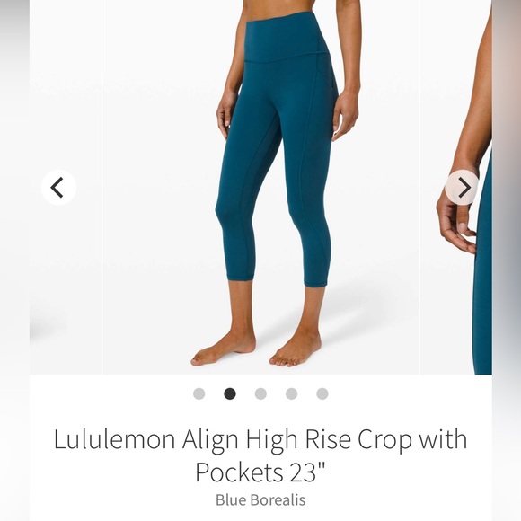 Blue align crops with pockets 6 - Picture 4 of 4